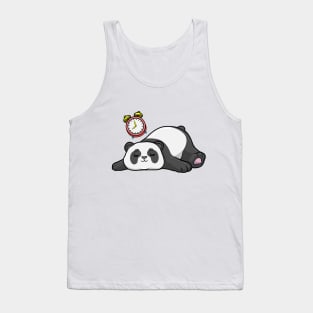 Panda at Sleeping with Alarm clock Tank Top